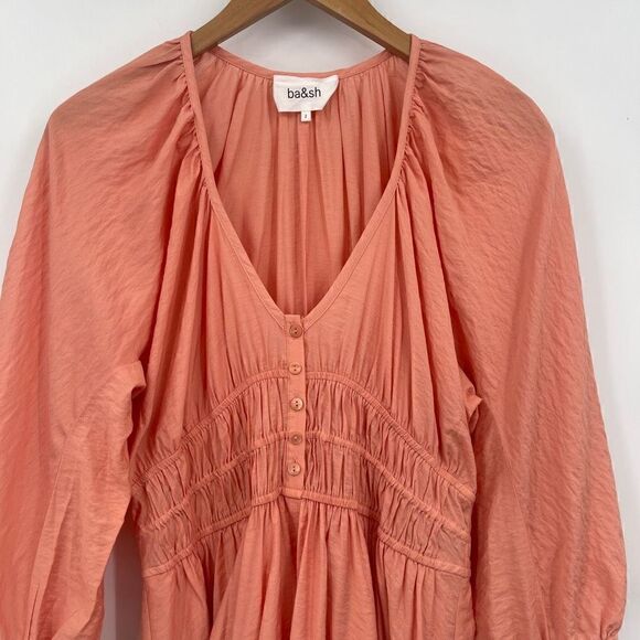 ba&sh Lova Mini Dress Sz 2 (M) - Picture 5 of 9